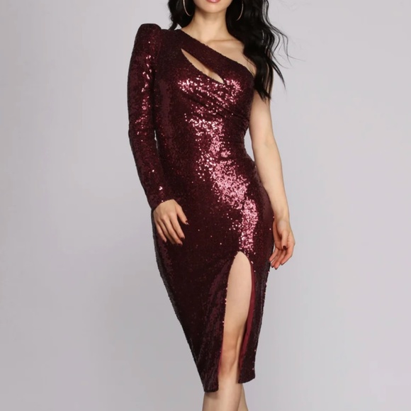 Windsor Emilia MIDI Sequin Formal Dress, Small - Picture 1 of 5